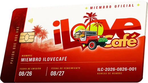 Tarjeta de miembro I Love Café